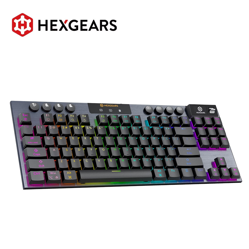 Gaming Keyboard E Yooso - HEXGEARS A3 คีย์บอร์ดแบบกลไก Kailh Switch Bluetooth/2.4G/Type-C
