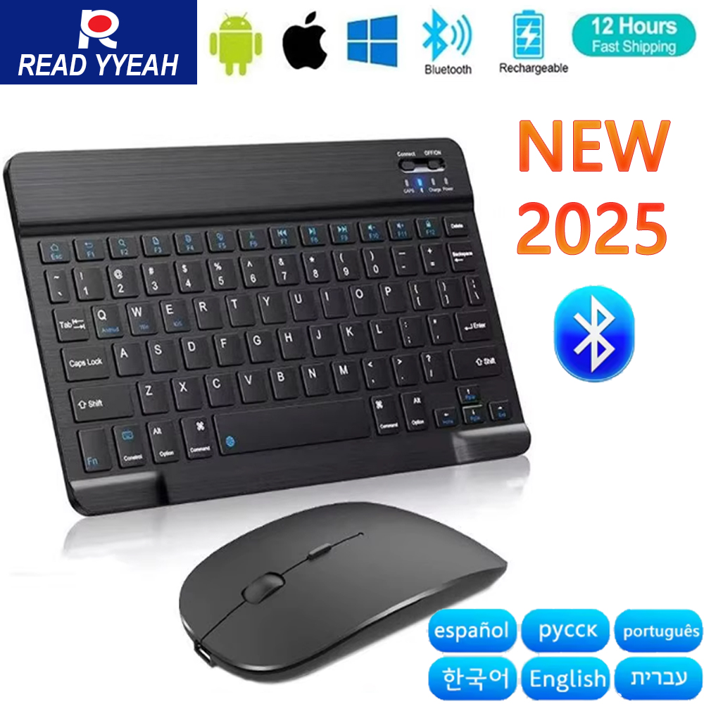 Gaming Keyboard Mechanical Wireless - ใหม่ 2025 บลูทูธคีย์บอร์ดไร้สายเมาส์สำหรับไอโอเอส แอนดรอยด์ วินโดวส์แท็บเล็ตสำหรับไอแพด เสี่ยวมี่