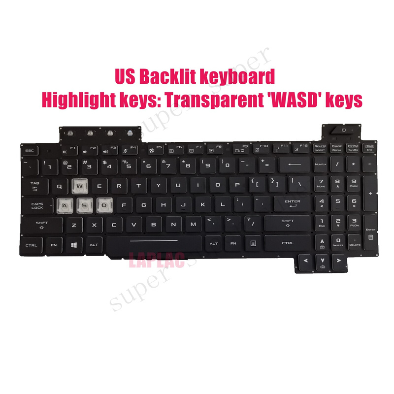Gaming Keyboard Asus - SSS+ US คีย์บอร์ดเรืองแสงสำหรับ ASUS TUF Gaming