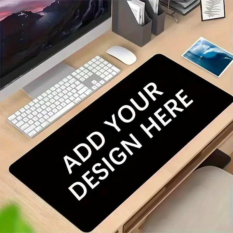 Gaming Keyboard And Mouse Pad - แผ่นรองเมาส์พิมพ์ลายเอง ขนาดใหญ่พิเศษ XXL สำหรับเล่นเกมส์ แผ่นรองเมาส์สำหรับเกมเมอร์ แผ่นรองเมาส์สำนักงาน