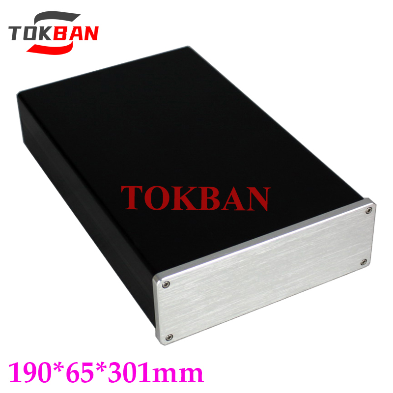 Aluminum Case 65 - Tokban WA18สัญญาณเสียง190*65*301มม. โครงอลูมิเนียมเครื่องขยายเสียงทั้งหมดเคสสำหรับเครื่องขยายเสียงหลอดสุญญากาศแบบ DIY