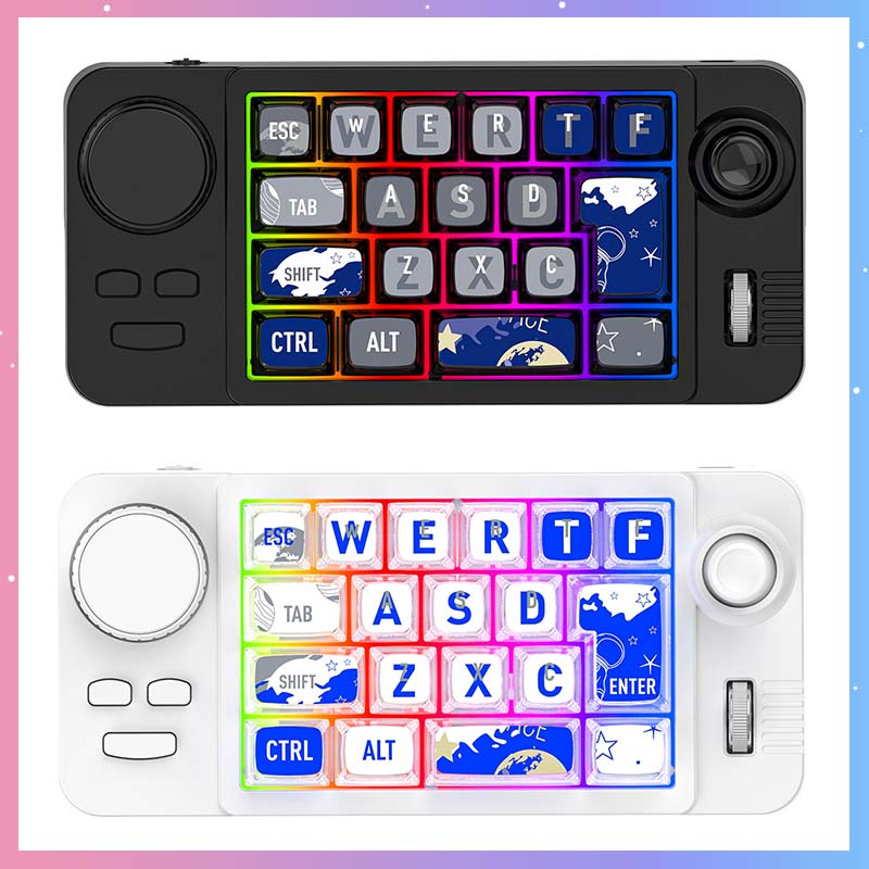 Gaming Keyboard Mechanical - คีย์บอร์ดเกมมิ่ง W911 คีย์บอร์ดกลไกไร้สายแบบสามโหมด ไฟ RGB รองรับการเปลี่ยนสวิตช์แบบ
