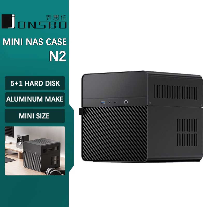 Aluminum Case 65 - JONSBO N2 NAS อลูมิเนียม Mini ITX