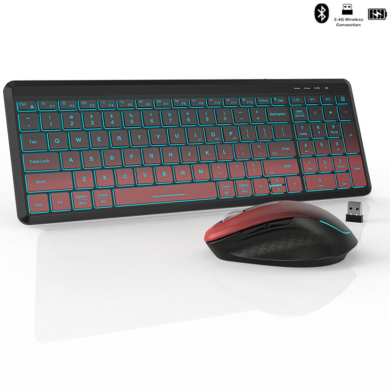 ชุดแป้นพิมพ์และเมาส์ไร้สายแบบเ - Gaming Keyboard And Mouse Combo บทวิจารณ์และราคา