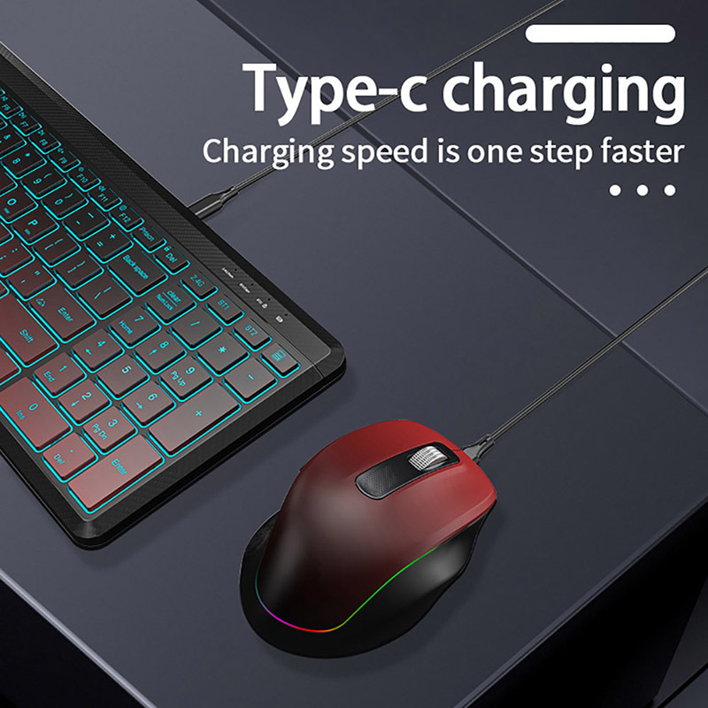 ชุดแป้นพิมพ์และเมาส์ไร้สายแบบเ - Gaming Keyboard And Mouse Combo บทวิจารณ์และราคา