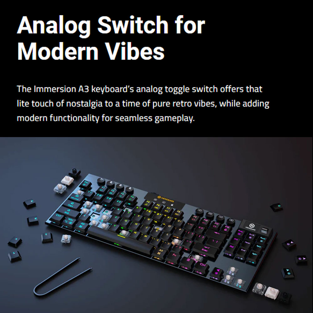 HEXGEARS A3 คีย์บอร์ดแบบกลไก K - Gaming Keyboard E Yooso บทวิจารณ์และราคา