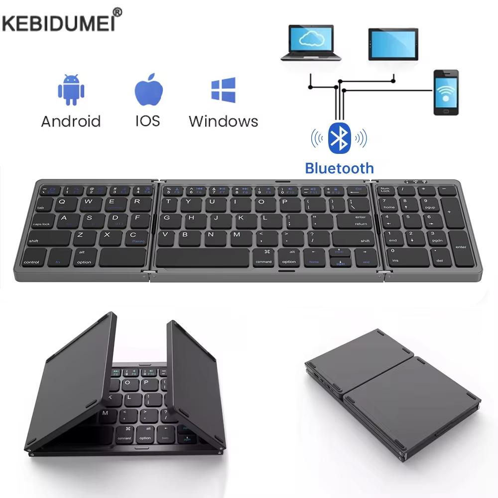 คีย์บอร์ดบลูทูธไร้สายแบบพับได้ - Gaming Keyboard Budget บทวิจารณ์และราคา