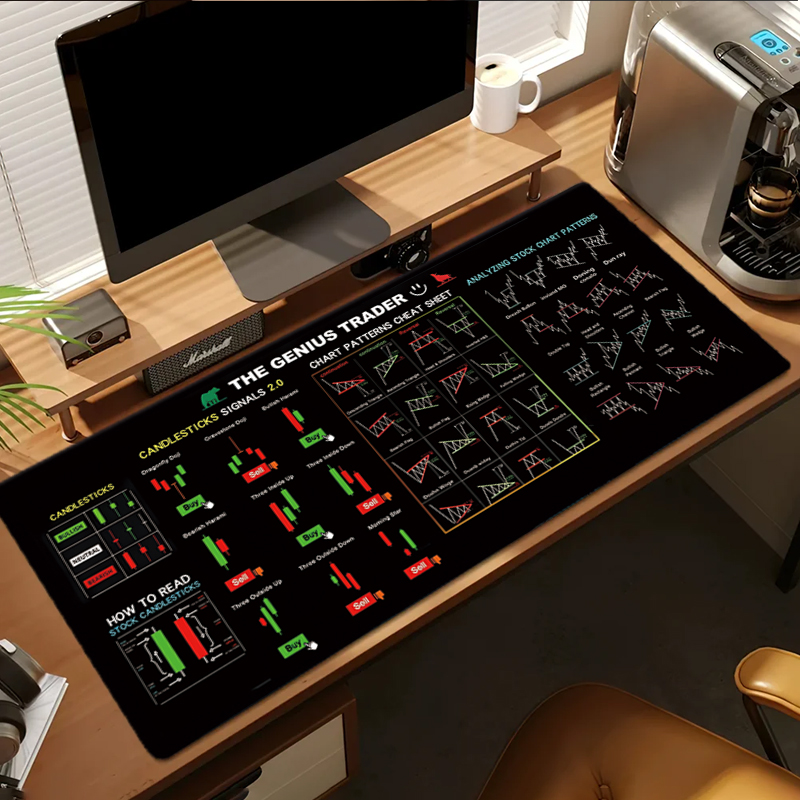 แผ่นรองเมาส์หนังลายเทียนหอมขนา - Gaming Keyboard And Mouse Pad บทวิจารณ์และราคา