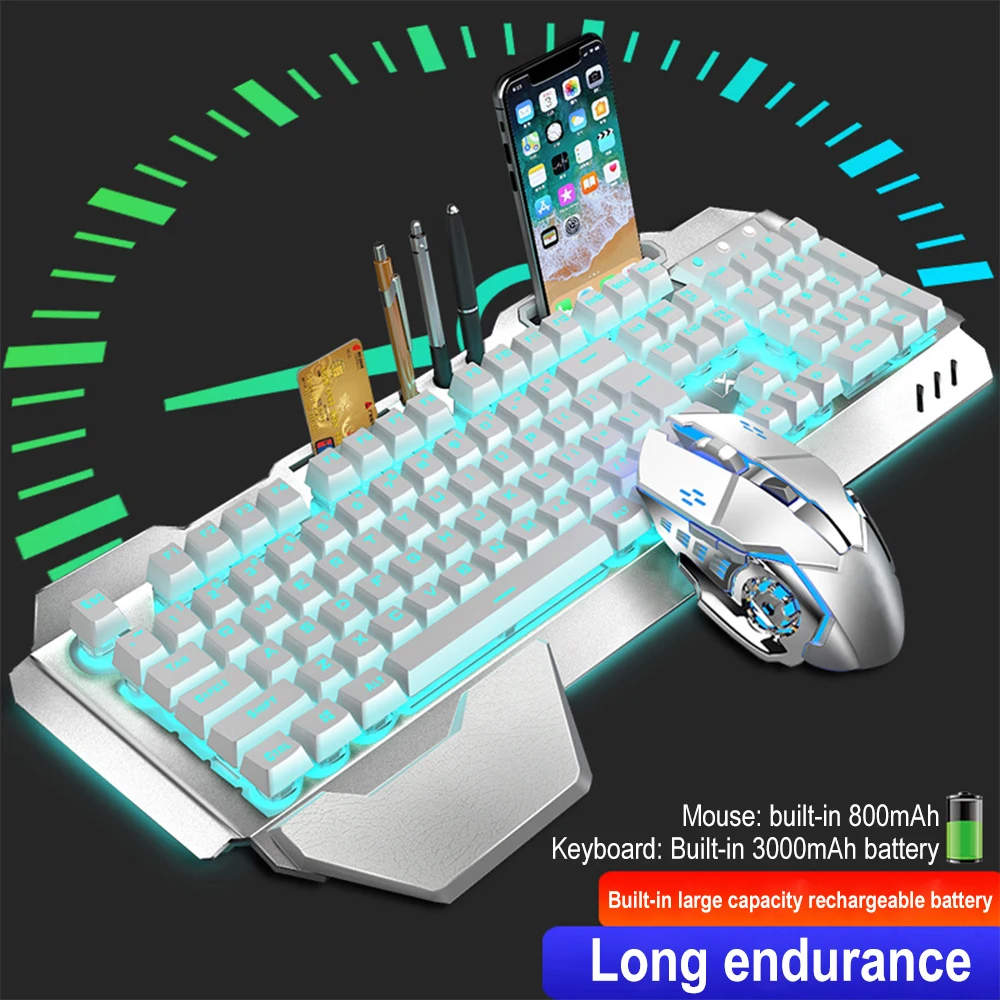 ชุดแป้นพิมพ์และเมาส์ไร้สาย2.4G - Gaming Keyboard And Mouse Combo บทวิจารณ์และราคา