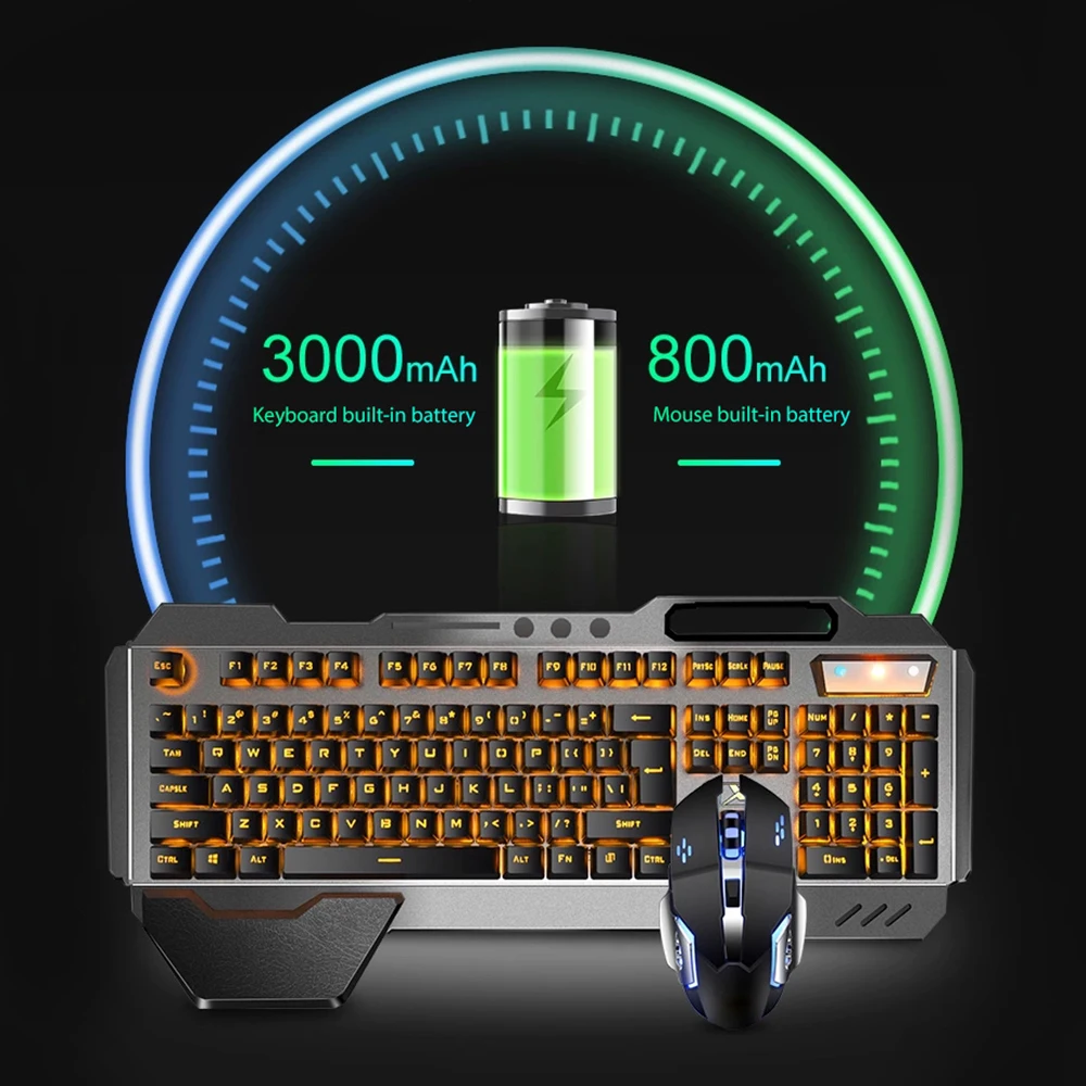 ชุดแป้นพิมพ์และเมาส์ไร้สาย2.4G - Gaming Keyboard And Mouse Combo บทวิจารณ์และราคา