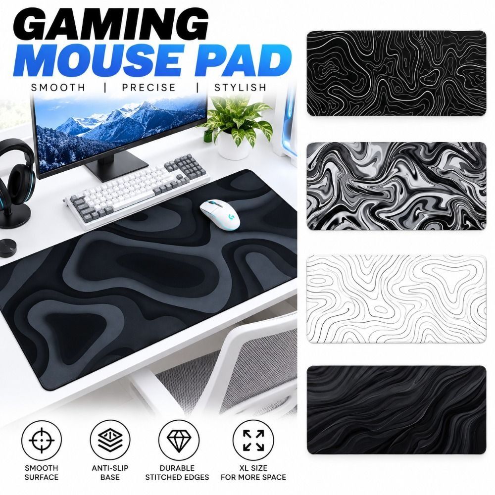 แผ่นรองเมาส์เกมมิ่งขนาดใหญ่ กั - Gaming Keyboard And Mouse Pad บทวิจารณ์และราคา
