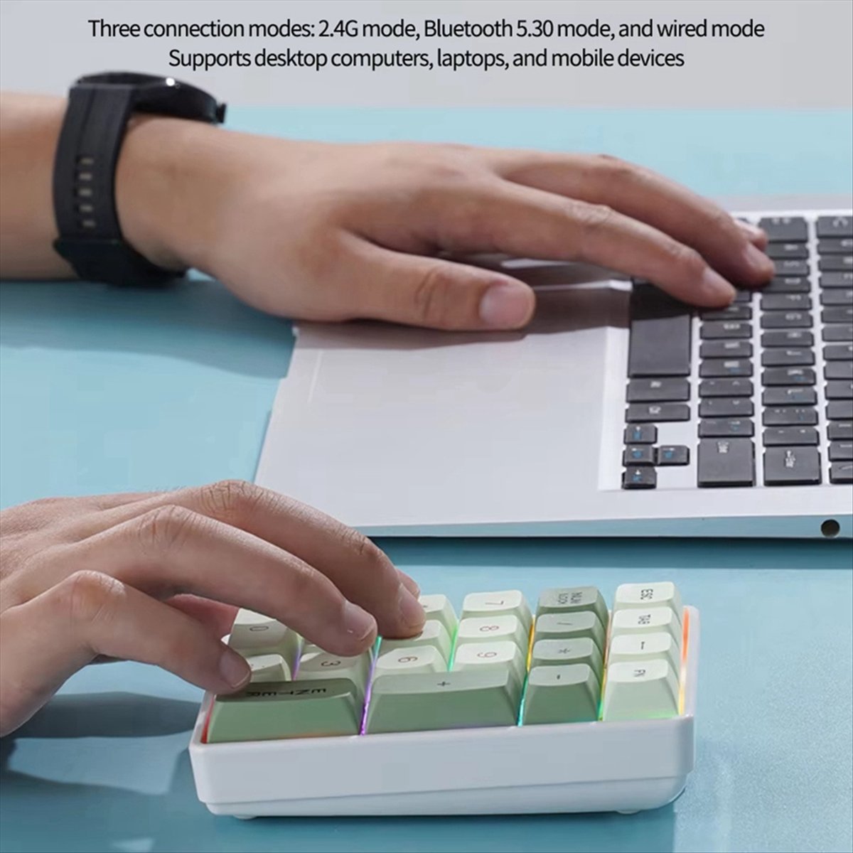 N86R 21 คีย์มินิคีย์บอร์ด 2.4G - Gaming Keyboard Number Pad บทวิจารณ์และราคา