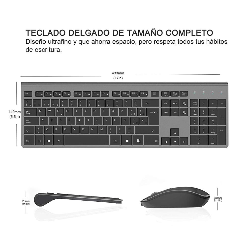 ชุดแป้นพิมพ์และเมาส์ไร้สายแบบเ - Gaming Keyboard And Mouse Combo บทวิจารณ์และราคา