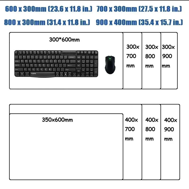 แผ่นรองเมาส์พิมพ์ลายเอง ขนาดให - Gaming Keyboard And Mouse Pad บทวิจารณ์และราคา