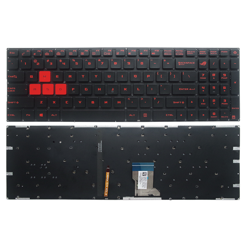Gzeele แป้นพิมพ์แล็ปท็อป backl - Gaming Keyboard Asus บทวิจารณ์และราคา