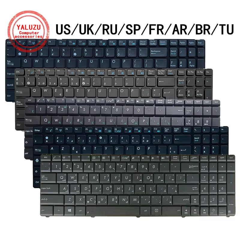 แป้นพิมพ์โน้ตบุ๊ค US/UK/RU/SP/ - Gaming Keyboard Asus บทวิจารณ์และราคา