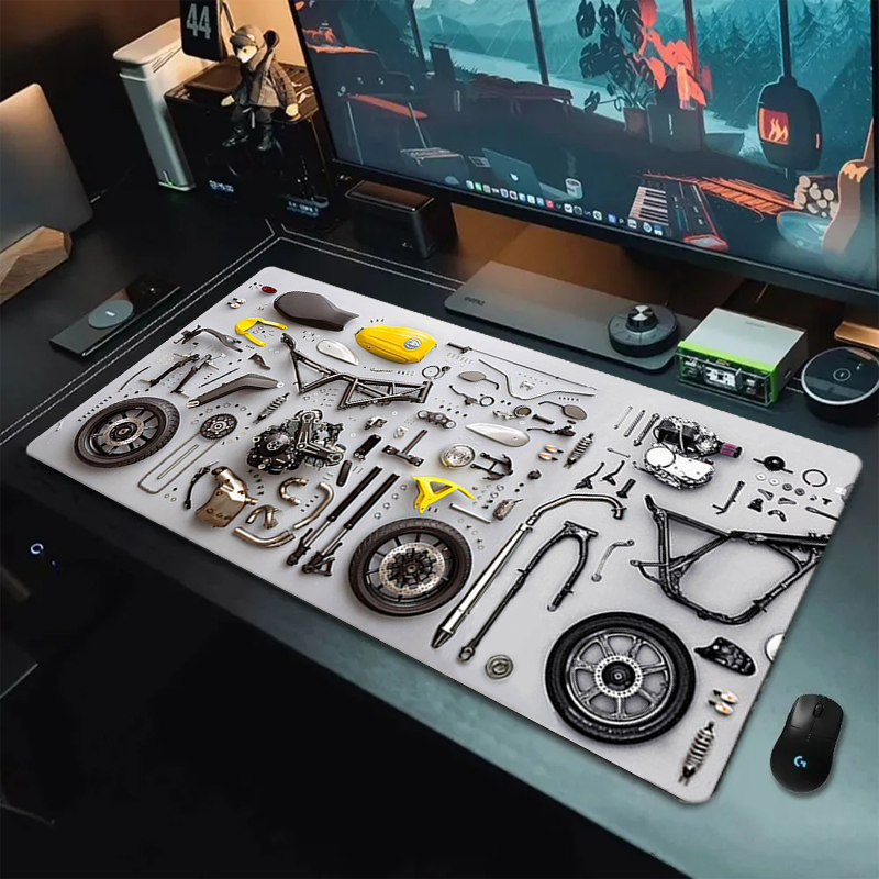 แผนภาพการถอดประกอบ แผ่นรองเมาส - Gaming Keyboard And Mouse Pad บทวิจารณ์และราคา