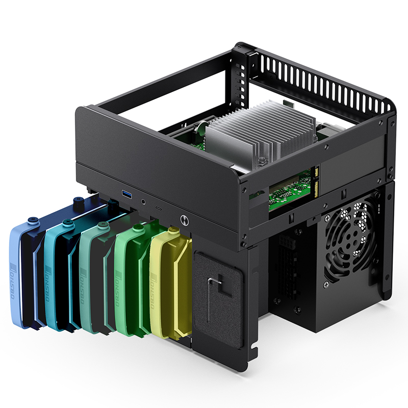 JONSBO N2 NAS อลูมิเนียม Mini  - Aluminum Case 65 บทวิจารณ์และราคา