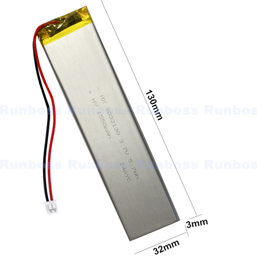 3032130 3.7V 1550mAh 1.25 มม.แ - Gaming Keyboard Tester บทวิจารณ์และราคา