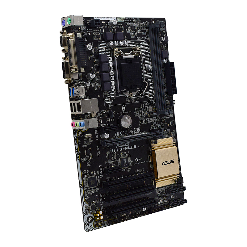 เอซุส H110-PLUS เมนบอร์ด รองรั - Intel Cpu Core I7 บทวิจารณ์และราคา