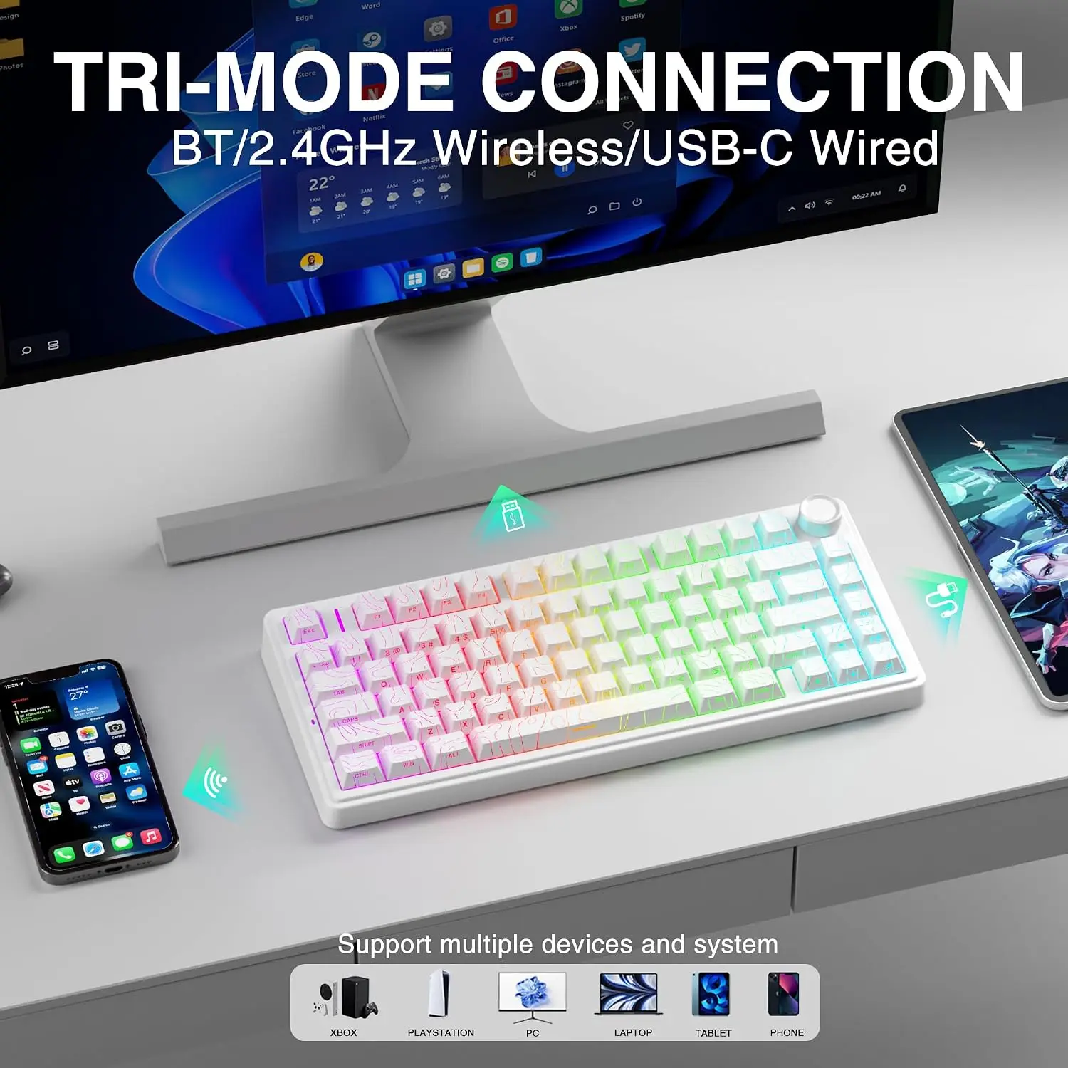 AULA F75 HE คีย์บอร์ดแม่เหล็ก  - Gaming Keyboard Mechanical บทวิจารณ์และราคา