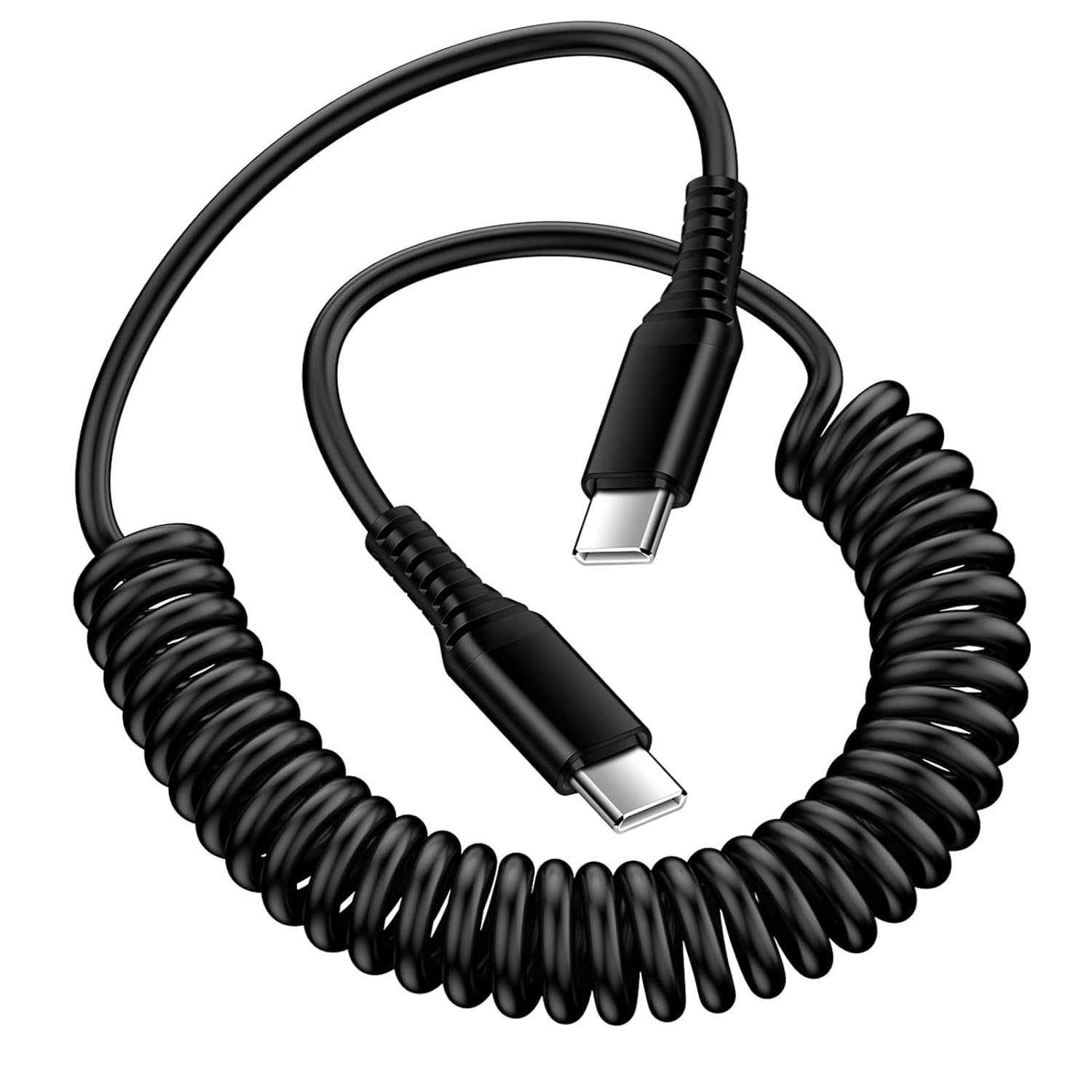 สายชาร์จ Android Auto USB C to - Coiled Usb Cable บทวิจารณ์และราคา
